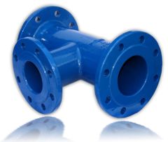 GGG T-Stück, DN 80-600, DIN EN 545, Epoxy beschichtet