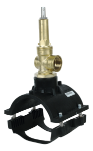 Ventil-Anbohrarmatur, mit 11/2" für PE-Rohr, Schweiß-System FRIALEN von EWE