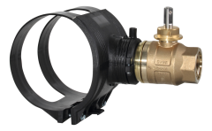 Kugelhahn-Anbohrarmatur mit IG 11/2" für PE-Rohr, Schweiß-System ELGEF Plus von EWE