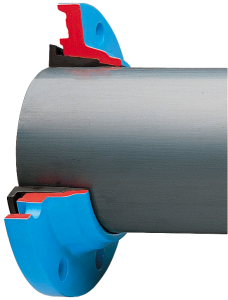 Zweikammer-Flansch 560-00 für PVC-Rohre PN10/16 Hawle