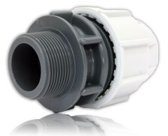 Anschlussverschraubung AG Ø 16-110mm, 12,5 bar Plasson Serie 18