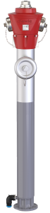 Überflurhydrant 515-00 aus nichtrostendem Stahl Hawle