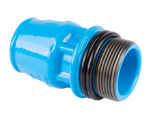 Steckfitting mit zylindrischem Außengewinde 1/12'' und Doppel-O-Ring-Abdichtung 614-00 Hawle