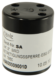 Betätigungssperre 903-00 für Hawle Hausanschluss-Einbaugarnituren, Tele